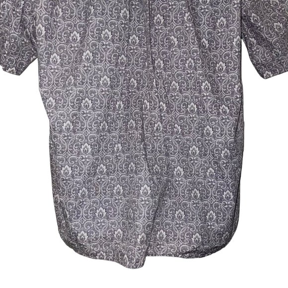 Rare Roper Dodge Ram Rodeo Series Mens Shirt XXL Purple Paisley Button Front - Picture 9 of 11